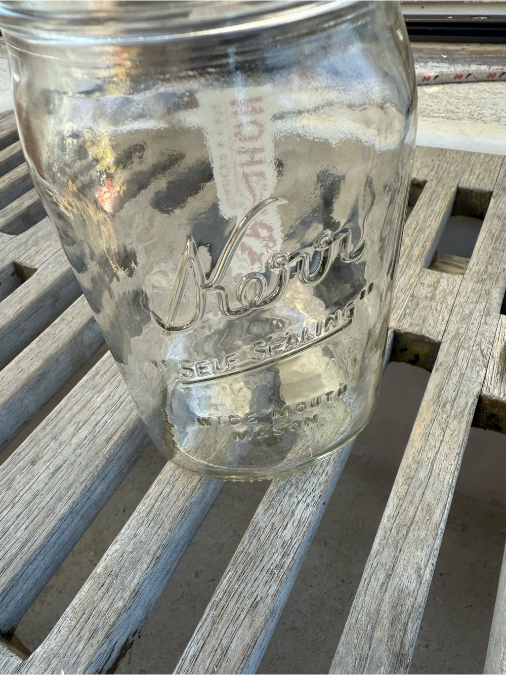 Kerr Wide Mouth Sealing Glass Mason Jar